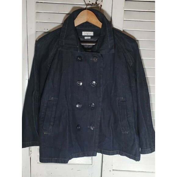 NWT Van Heusen Size XL Petticoat‎ Style Denim Jacket - Picture 1 of 6